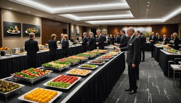 Solutions de catering pour séminaires d'entreprise